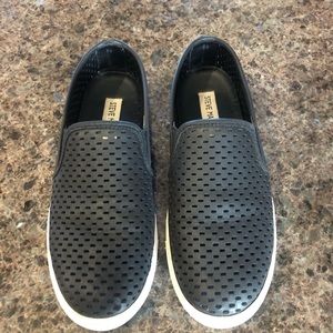 Black slip ons